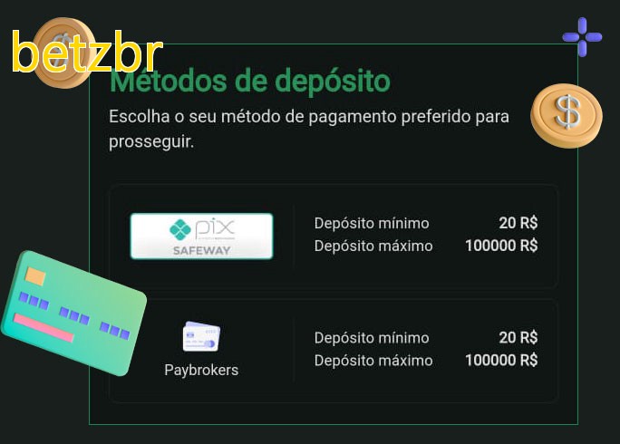O cassino betzbrbet oferece uma grande variedade de métodos de pagamento