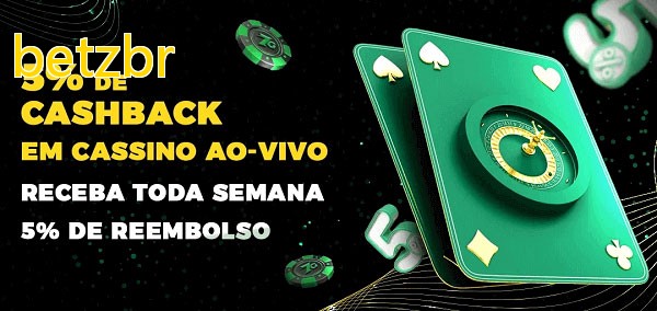 Promoções do cassino ao Vivo betzbr